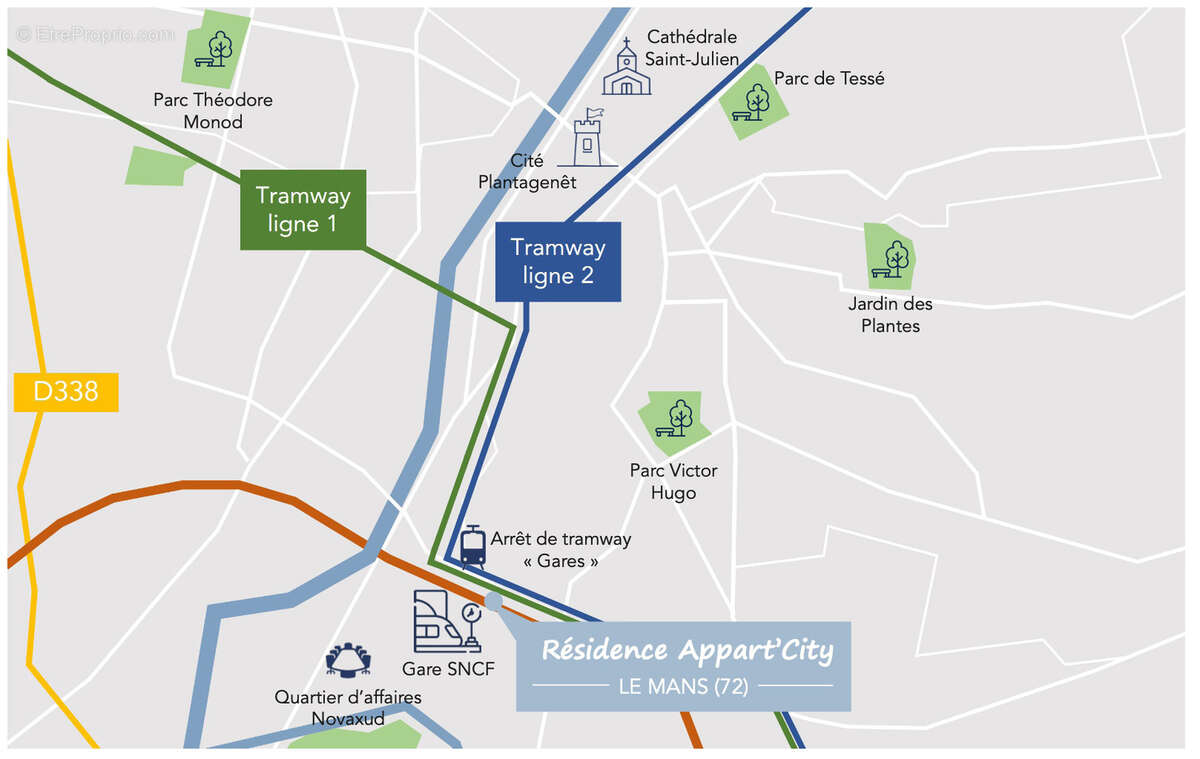 Appartement à LE MANS