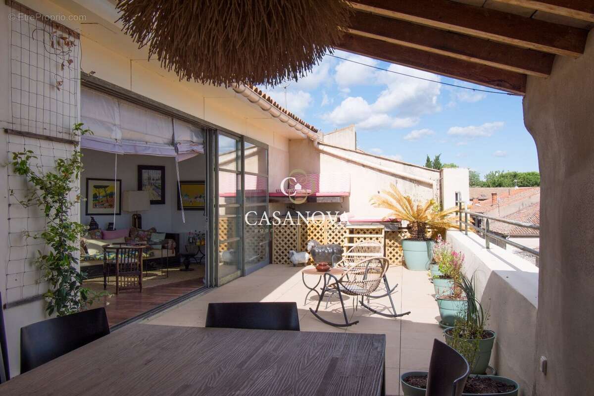10 min BEZIERS Maison XVIIIe rénovée avec terrasses et garage - photo 3