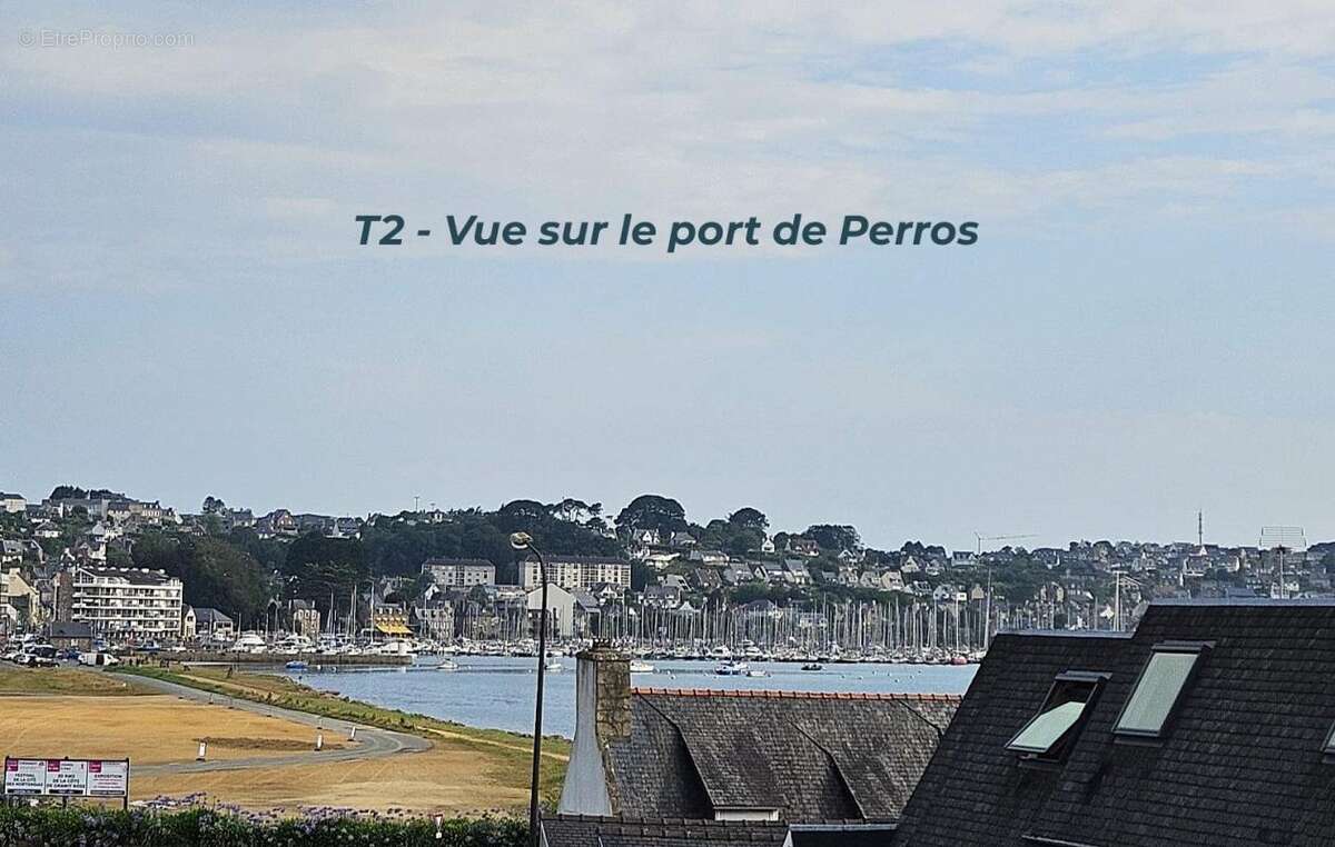 Vente appartement T2 avec vue mer et balcon de 8 m², Perros-Guirec (22700) - photo 2