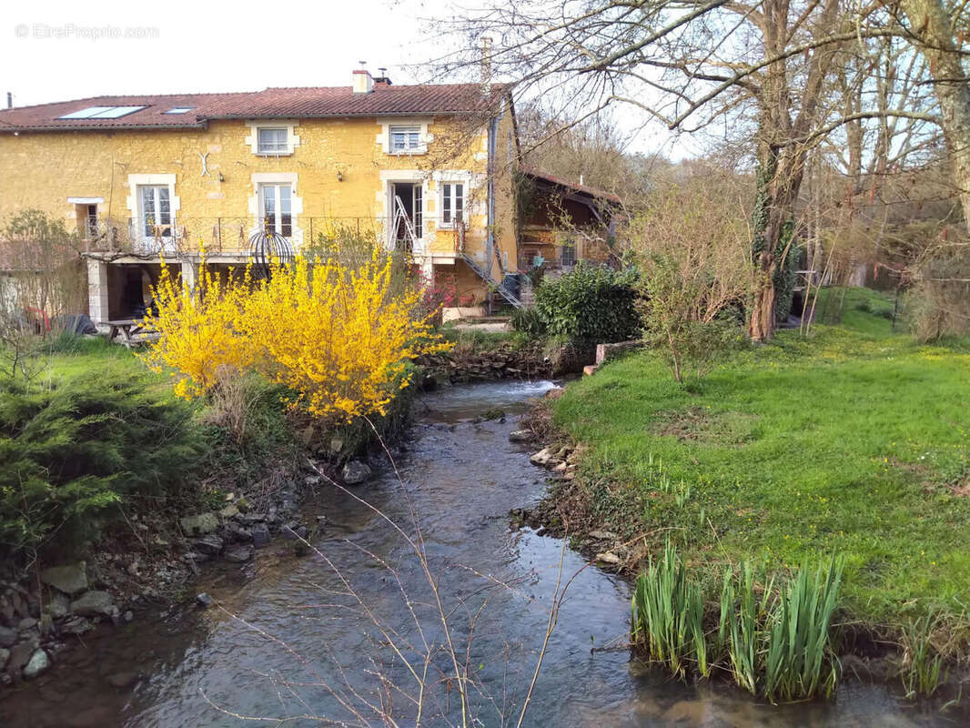Charente. Moulin en Pierre pour Amoureux de la Nature, 8 ha, Ruisseau, Etang, Maison d'Amis, Bois - photo 11
