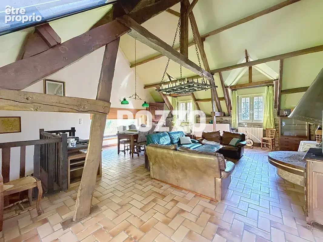 À VENDRE - Ancien moulin de caractère  8 pièces  Lolif terrain 9540m² - photo 3