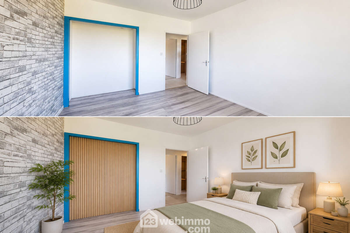 Chambre 3 .Visuel d?aménagement virtuel non contractuel. - Maison à LES EPESSES