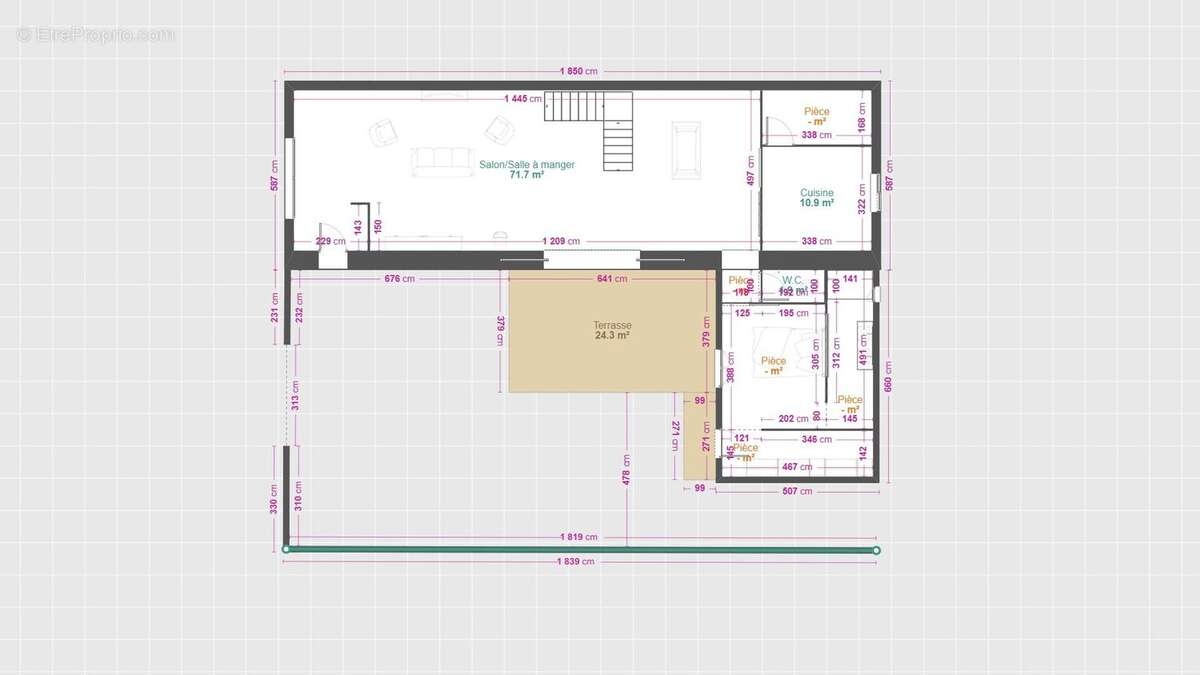 PLAN - Maison à HERRERE