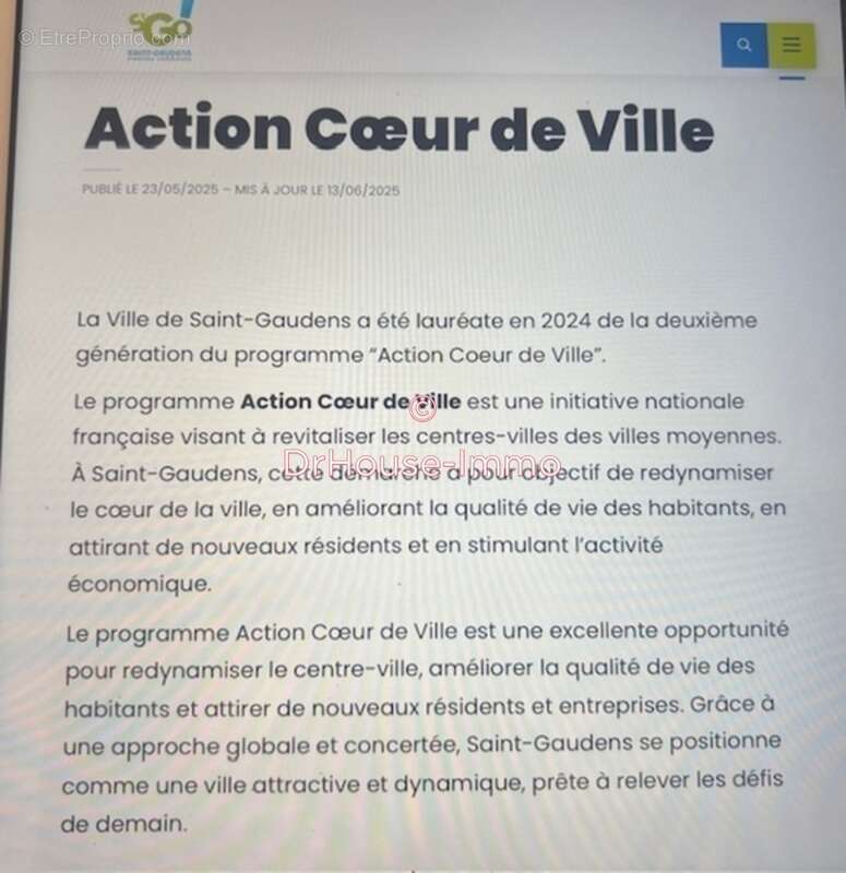 Appartement à SAINT-GAUDENS