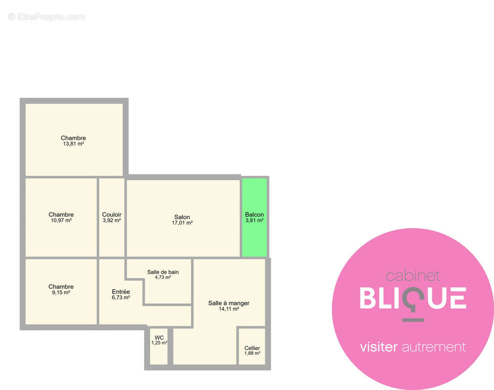 Appartement à VANDOEUVRE-LES-NANCY