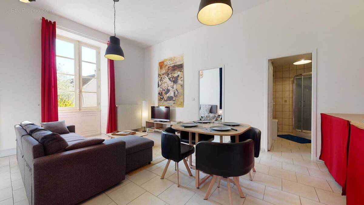 Appartement  RDC pièce à vivre - Appartement à SAINT-CYPRIEN