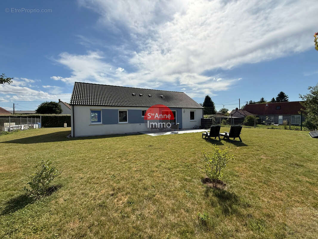 Vrely - pavillon individuelle - 106m2 - plain pied - 3 chambres - garage - jardin - cour - terrasse - photo 13
