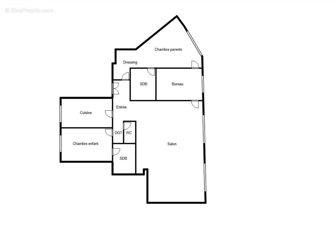 Appartement à PARIS-16E