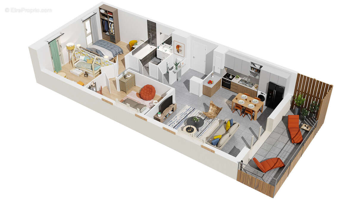 Appartement à LE PETIT-BORNAND-LES-GLIERES