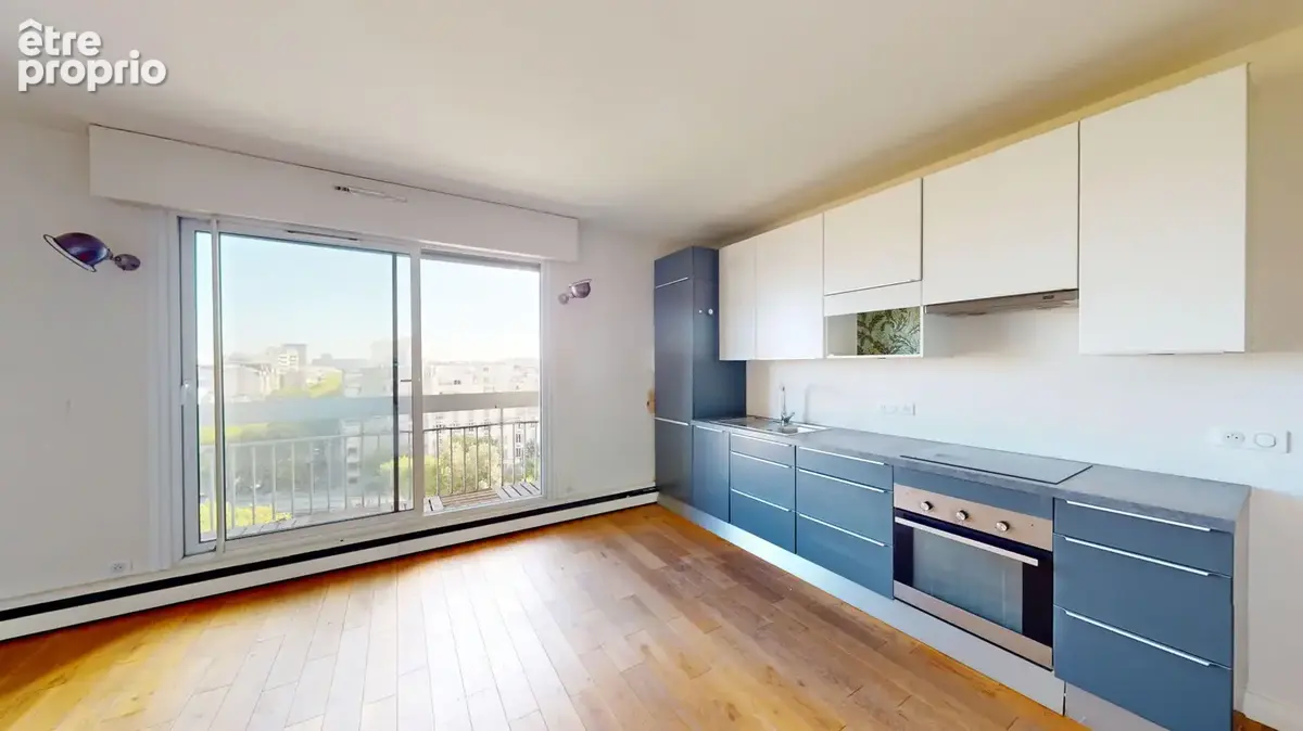 PARIS XIX    Métro Laumière ou Ourcq   3P - 1 chambre 49m²  balcon, cave et parking - photo 3