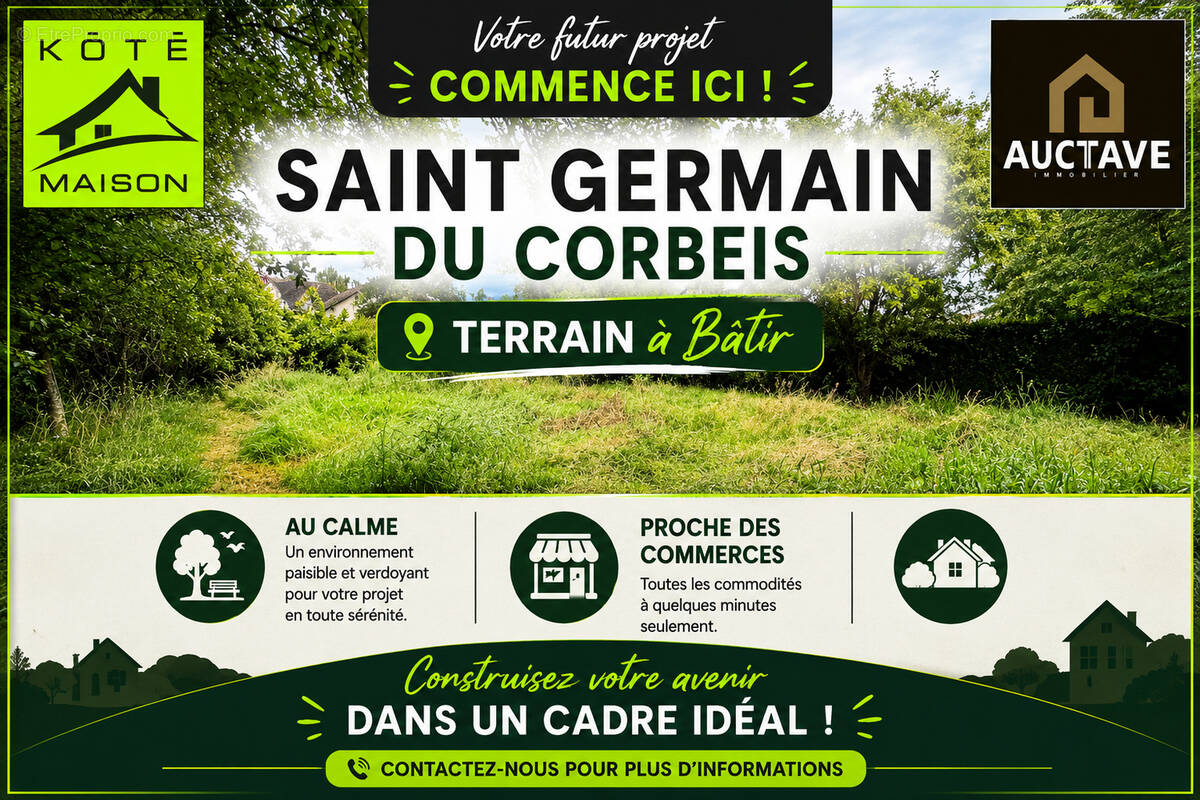 Terrain à SAINT-GERMAIN-DU-CORBEIS