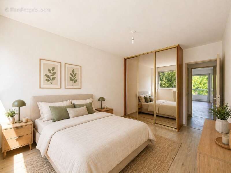 Appartement 4 pièces – 84 m² – Dernier étage – Terrasse – Garage – Cave - Piscine - Parc - Tennis - Ligne 5 Tramway - Parc Montc - photo 6