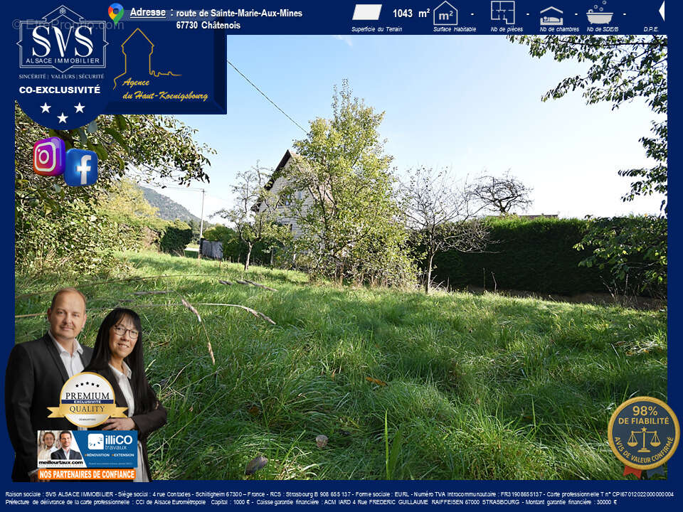 Terrain à CHATENOIS