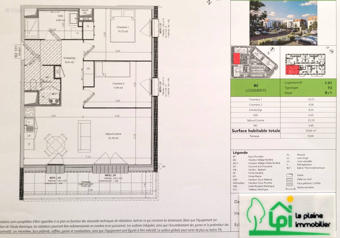 Appartement à BRETTEVILLE-SUR-ODON