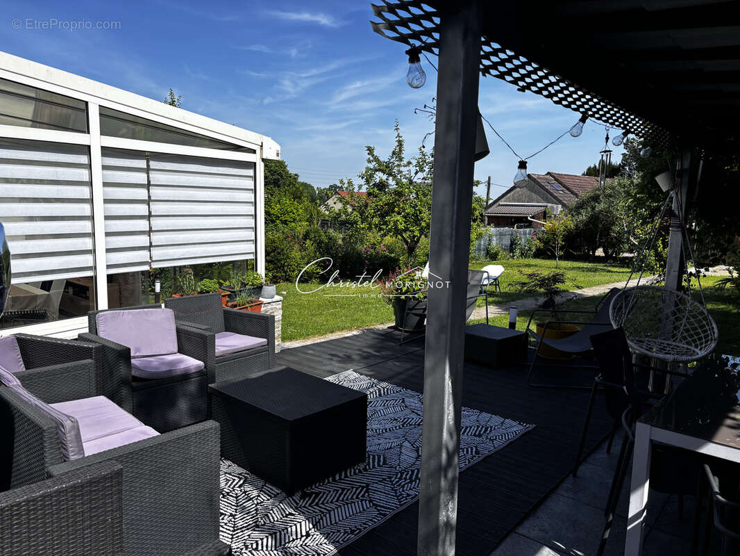 Briarde 130m2 - jardin et véranda - photo 13