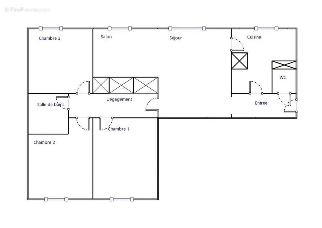 Appartement à PARIS-13E