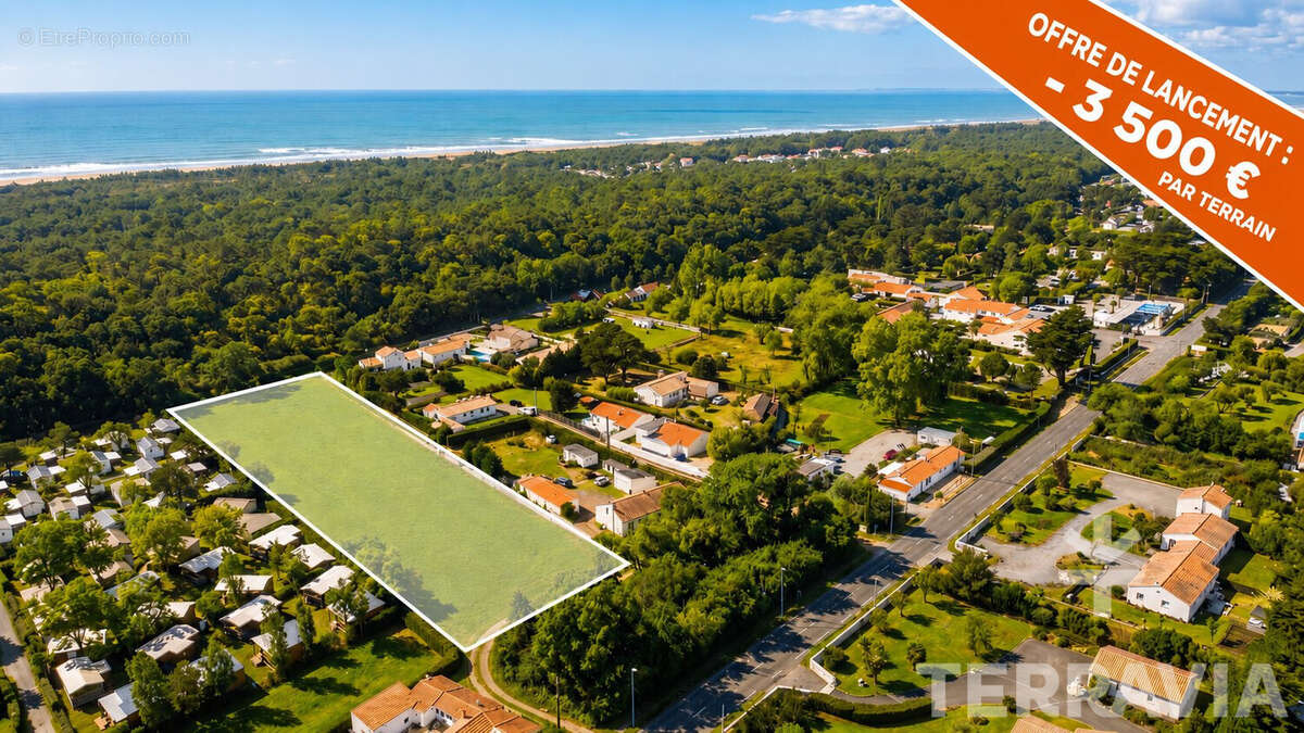 Photo Terrain à Saint-Jean-De-Monts au prix de 99 000€