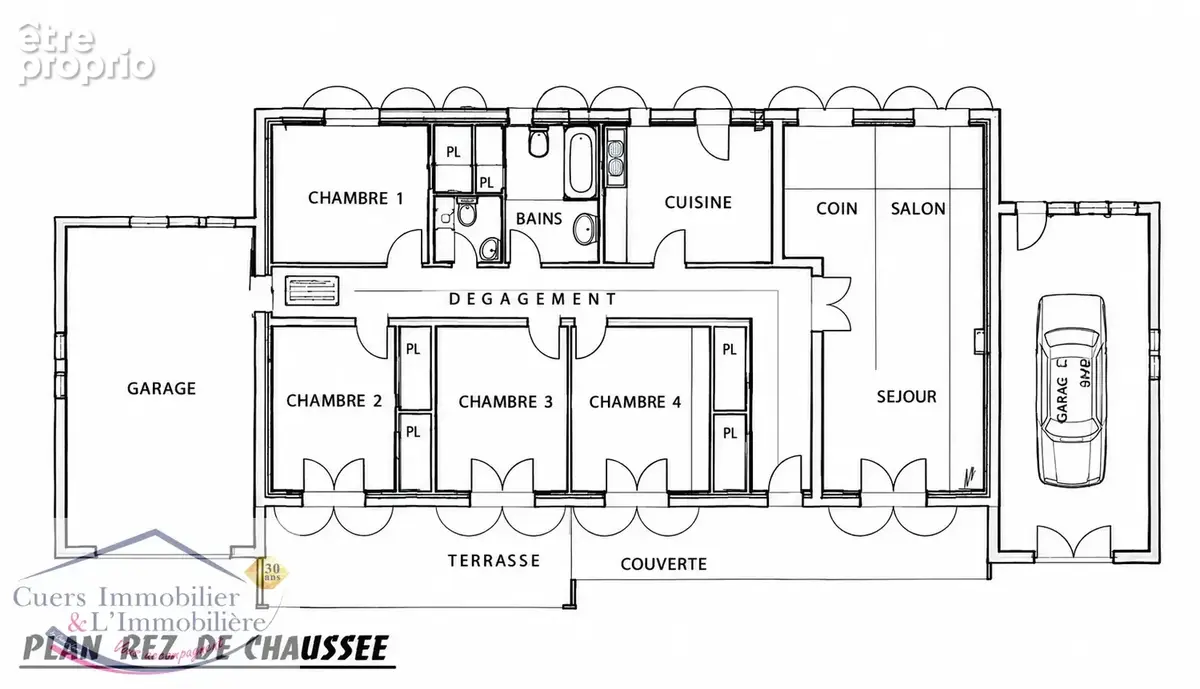 Cuers, villa t5 de plain-pied + garages - photo 20