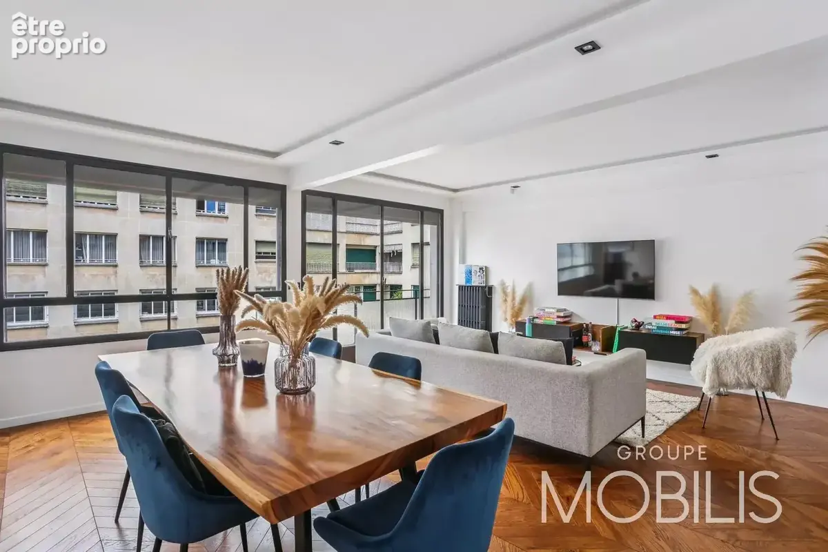 75016 - faisanderie/longchamp - appartement rénové de 60,84 m2 en étage élevé, avec balcon et vues dégagées - 1 chambre - traver - photo 7