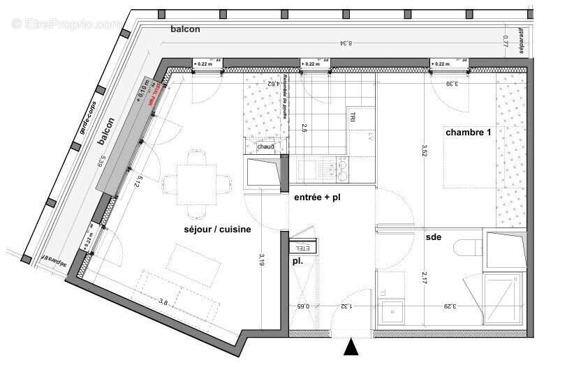 Appartement à MERIGNAC