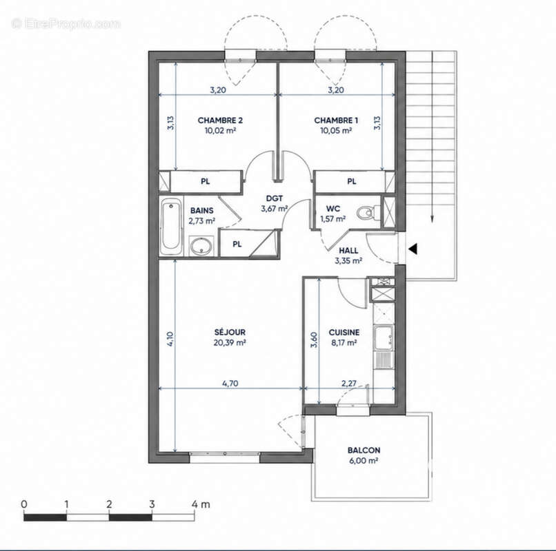 Appartement 60 m² à Quint-Fonsegrives  - photo 8
