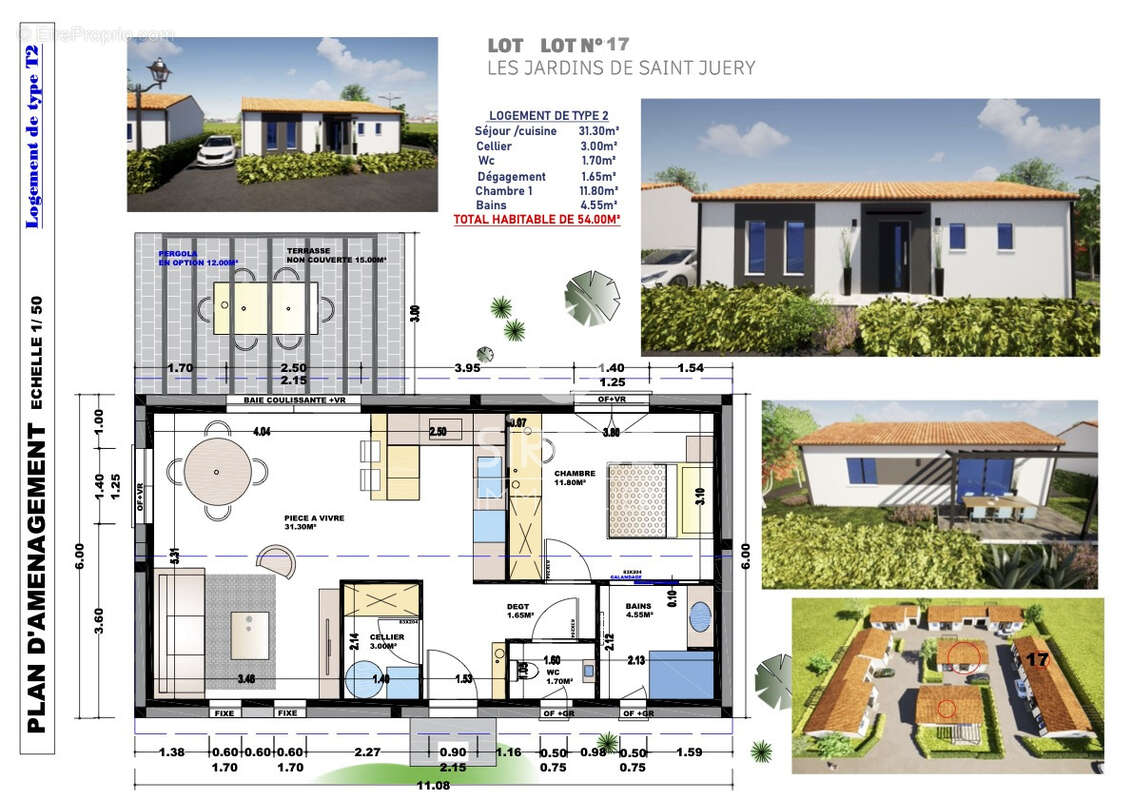 Pavillon plain pied t2 - photo 4