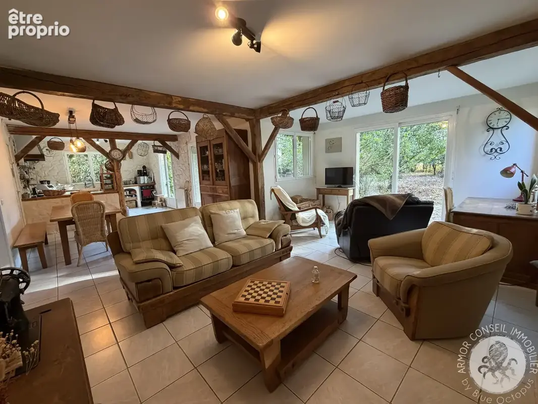 À vendre   maison avec grand terrain boisé à jugon-les-lacs - photo 4