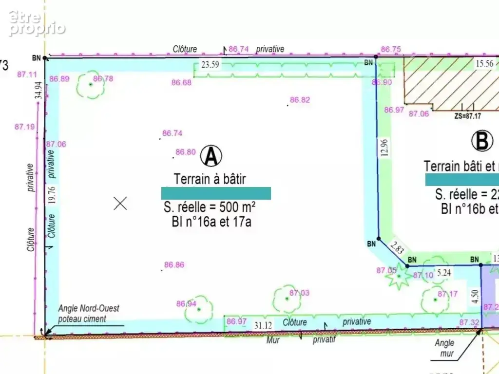 Terrain constructible viabilise - 500 m² pour maison paramedicale joue centre - photo 4