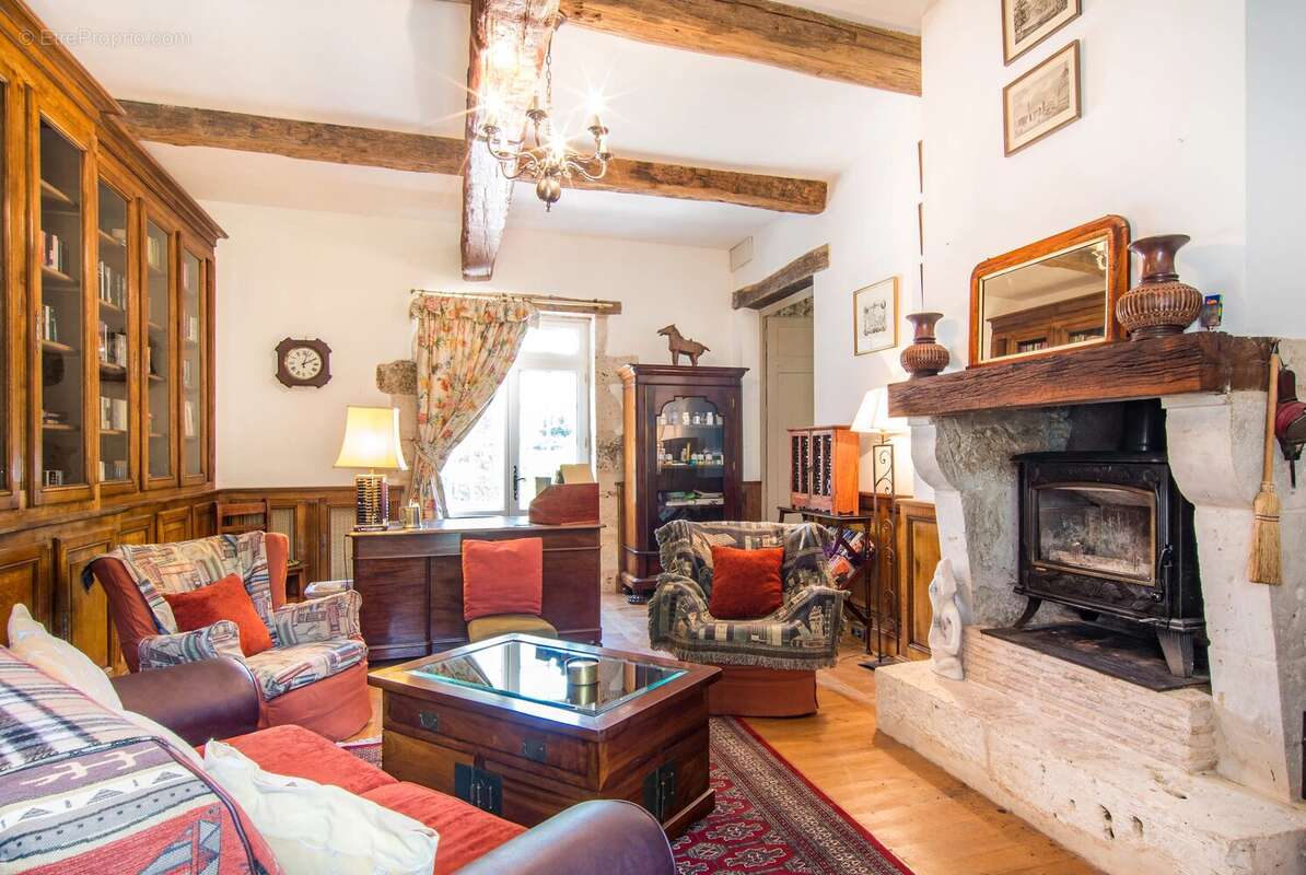 Château à 10 minutes de Bergerac avec maison d'amis et de gardien, piscine, tennis et dépendances - photo 16