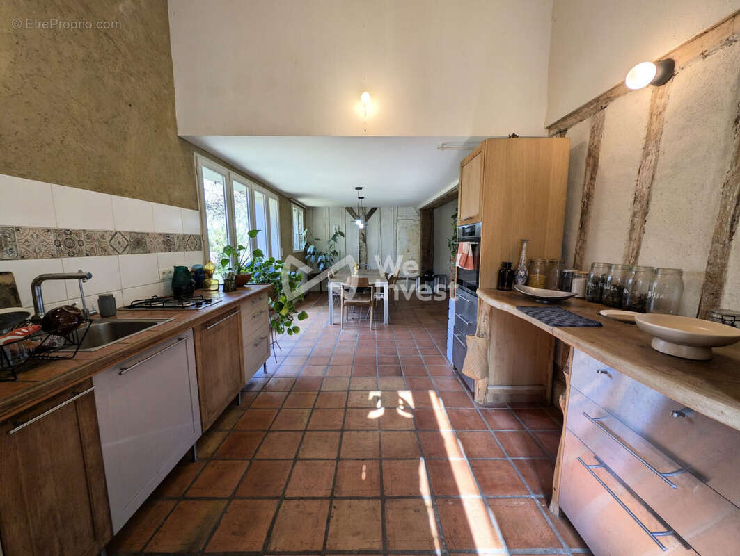Allée entre la maison et le studio - Maison à BEGAAR