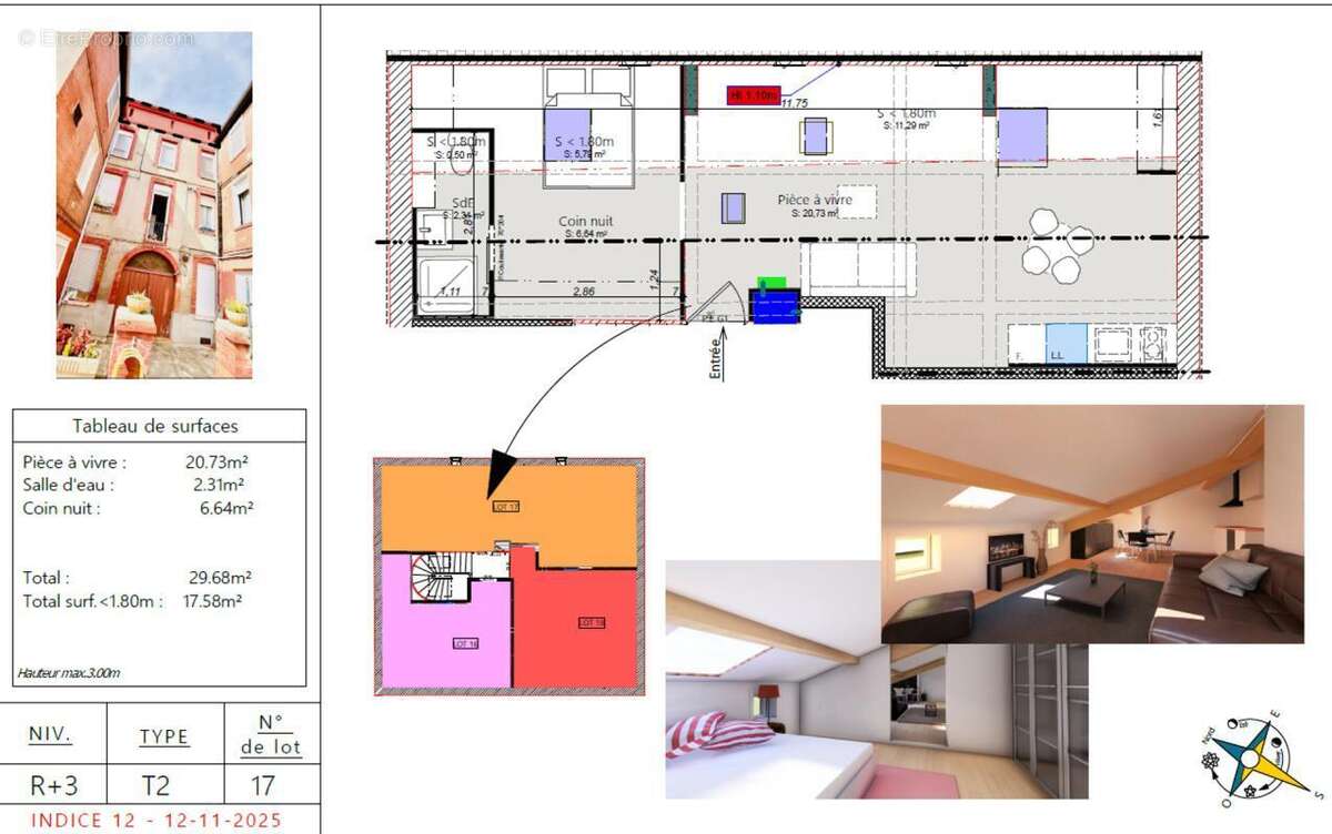 Appartement à TOULOUSE