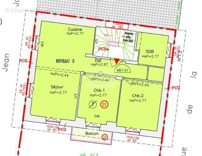 Appartement à LA TURBIE