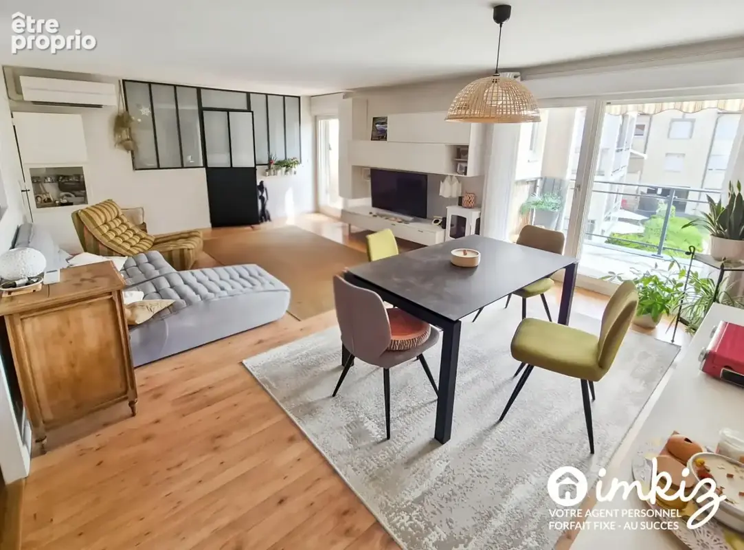 Appartement T3 89m², parking, 2 balcons + terrasse - photo 3