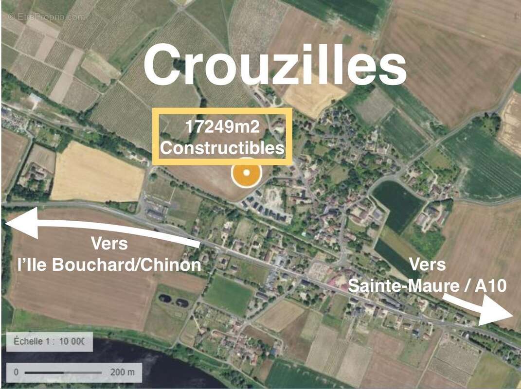 Terrain à CROUZILLES
