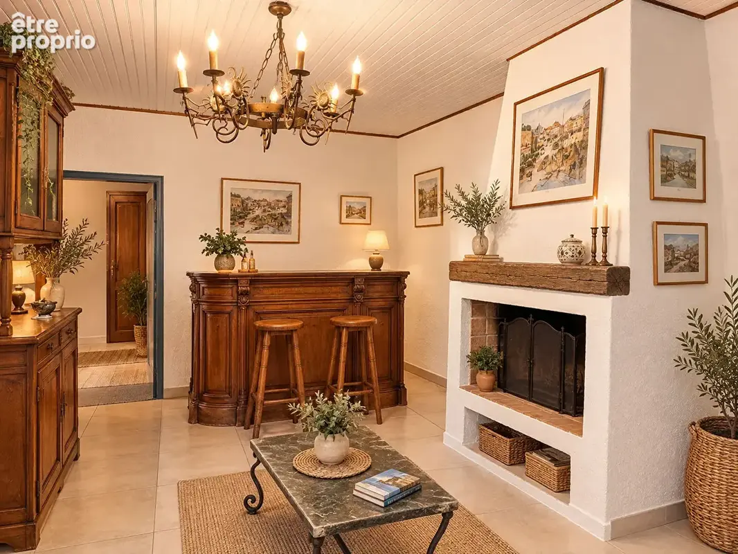 RÉGUSSE : maison de village , 3 chambres, bureau avec vue dégagée et cave - photo 13