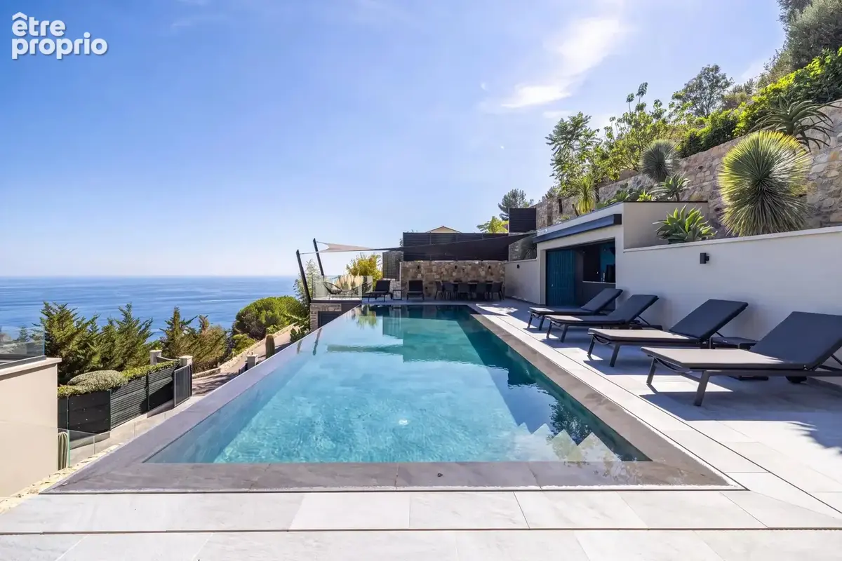 Èze – Villa contemporaine rénovée avec vue mer - photo 4