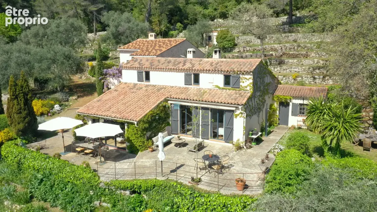 Villa Grasse 10 pièces 240 m² en 2 habitations sur oliveraie de 5147 m²  vue mer - photo 4