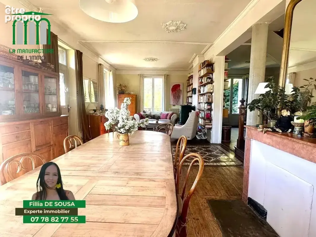 Maison bourgeoise de 1906 - 297.93 m² habitables - parcelle de terrain de 2480 m²- secteur Cotatay / La Pouratt'e - photo 8