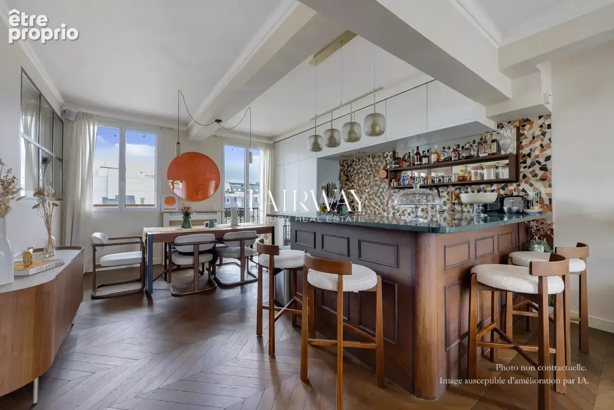 Appartement de 83m2 et 17m2 de terrasse vue Tour Eiffel - photo 6
