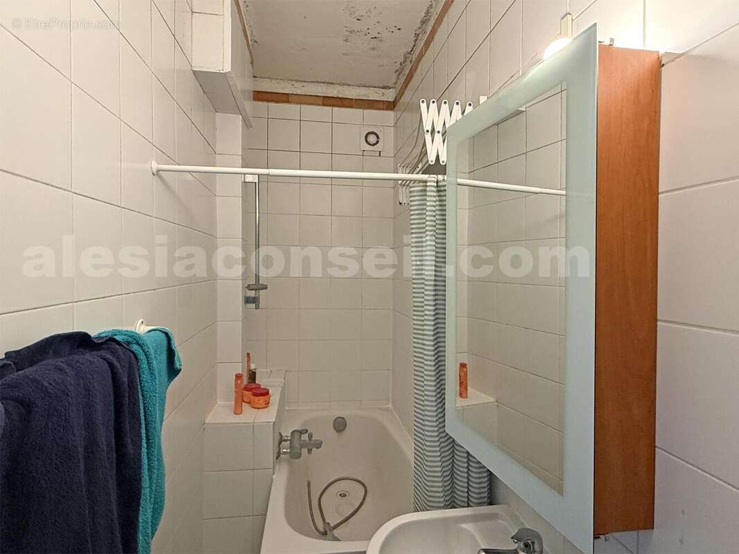 mane13-mont-sdb - Appartement à PARIS-13E