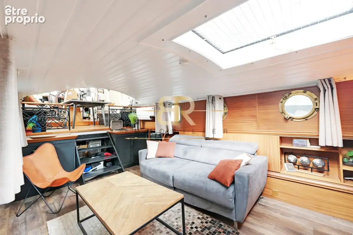 Exclusivité   péniche habitable d’environ 45 m2   paris 8e - photo 7