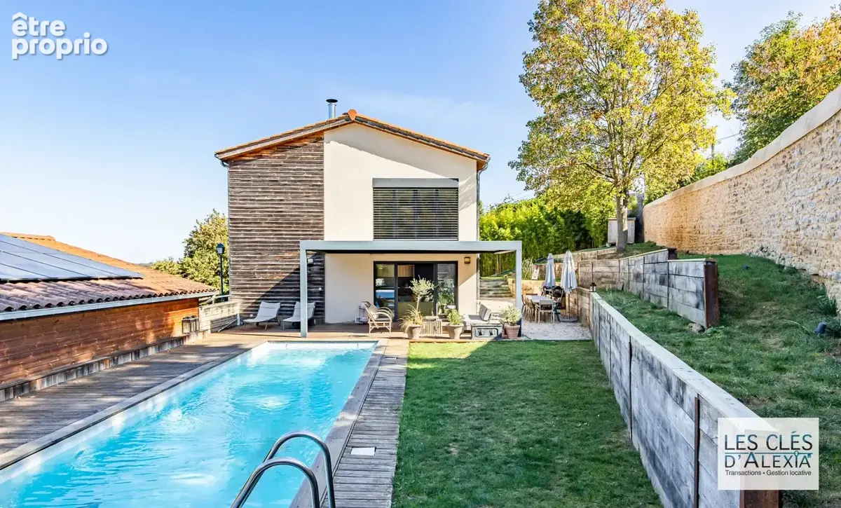 Saint-romain-au-mont-d’or – maison contemporaine aux volumes remarquables, jardin et piscine - photo 2