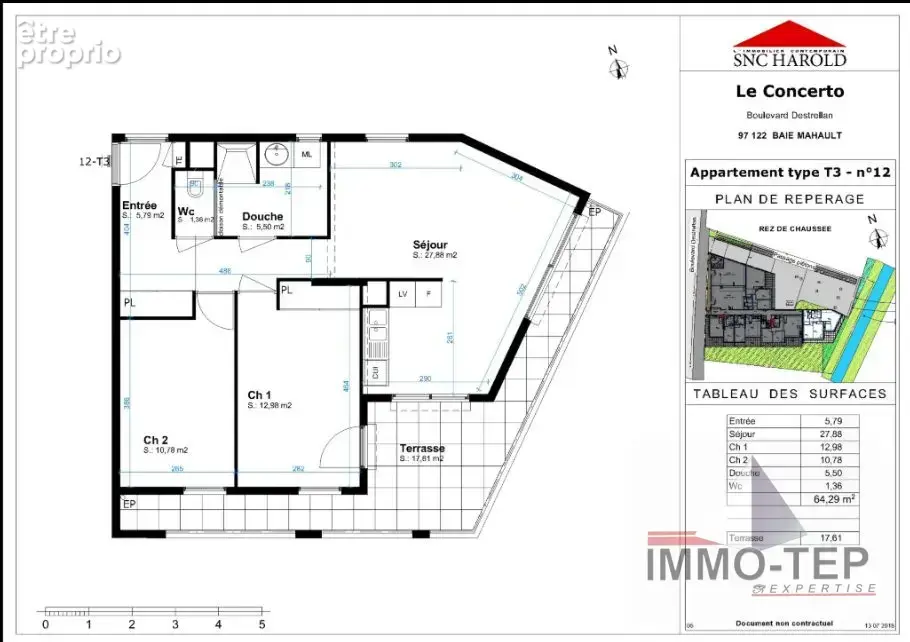 Appartement 3 pièces 64 m² à vendre à Baie-Mahault (97122) - photo 7