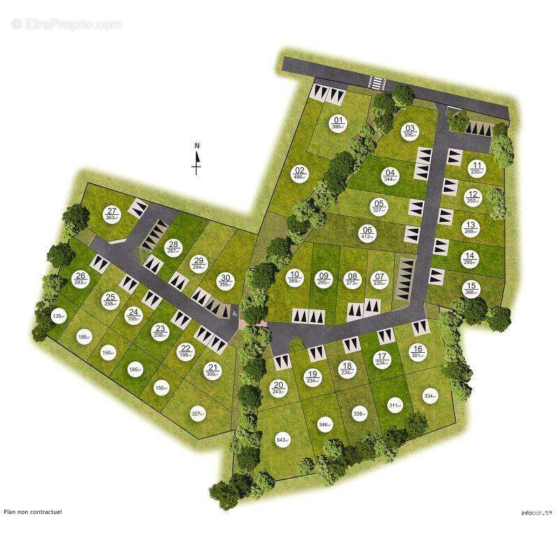 Terrain à BOURG-DES-COMPTES