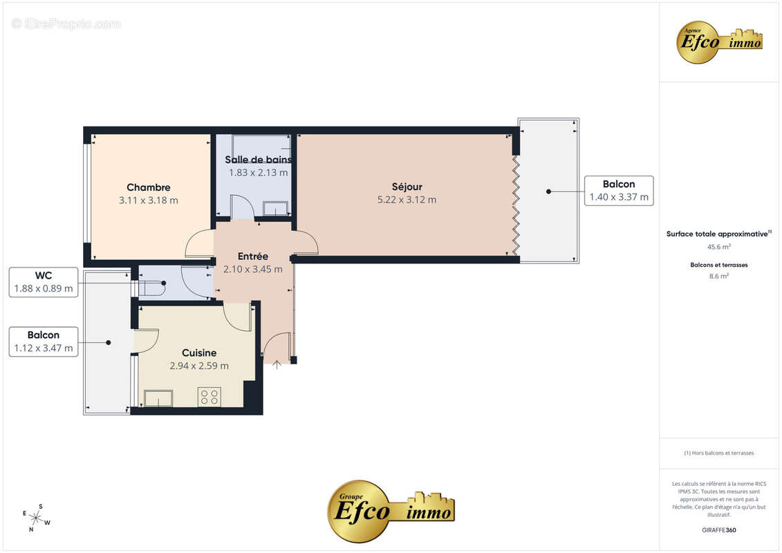 Appartement à SAINT-LOUIS