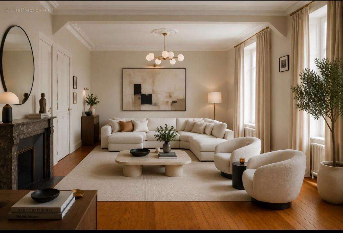 Magnifique Appartement de type Haussmannien 170 m2, cave, garage et parking en plein centre! - photo 2