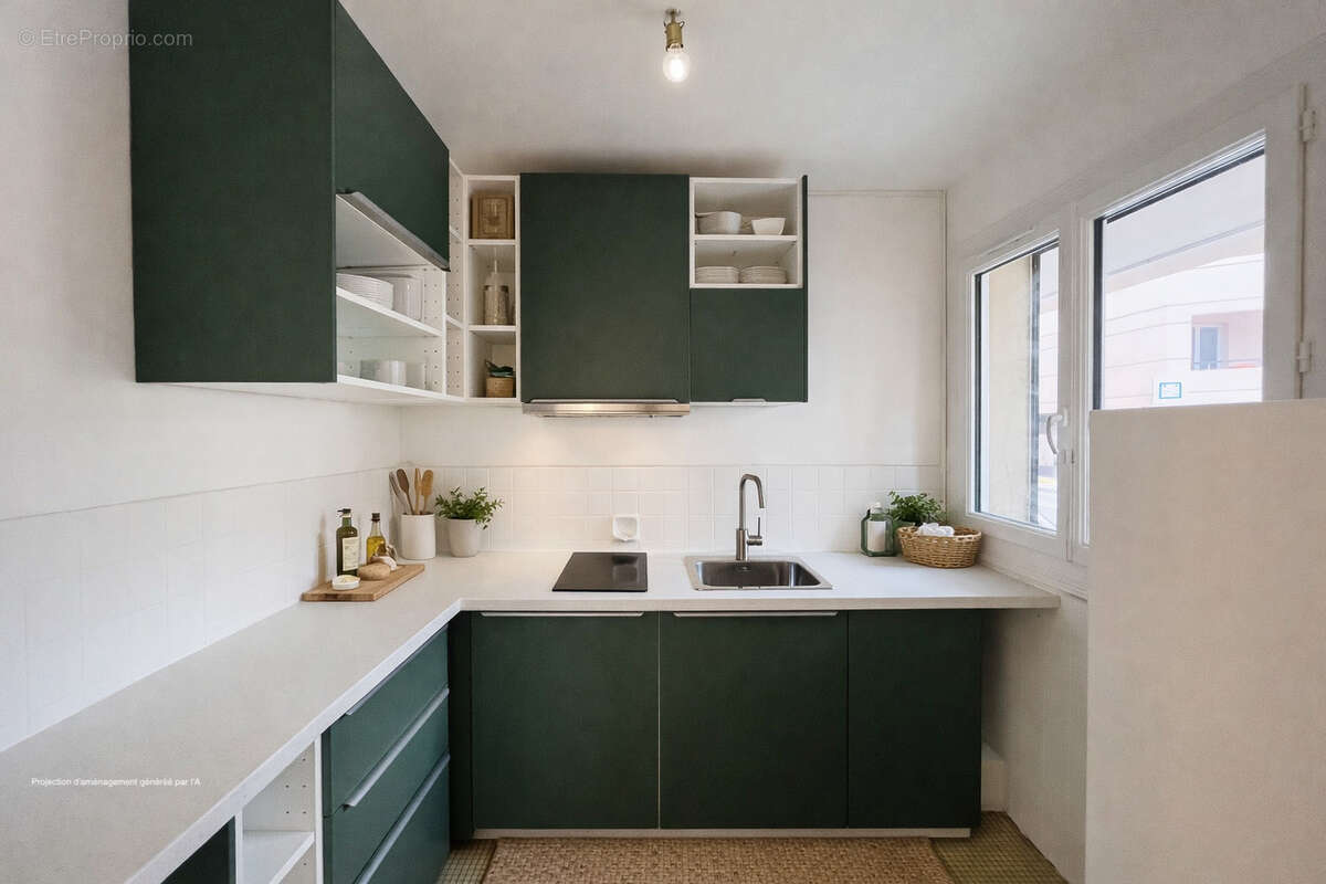 Studio Cannes 27 m2   Parking + Cave 5 m2   Investissement locatif ou premier achat - photo 3