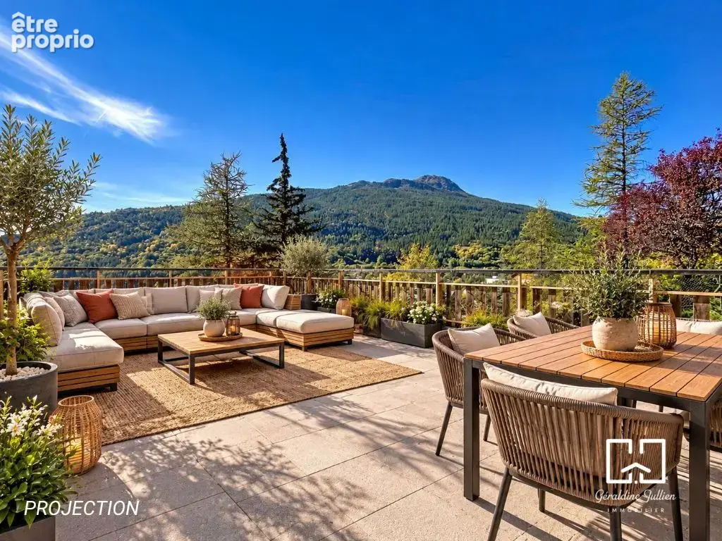 Briançon, appartement T3/4 avec terrasse panoramique de 100 m2 et annexe - photo 8
