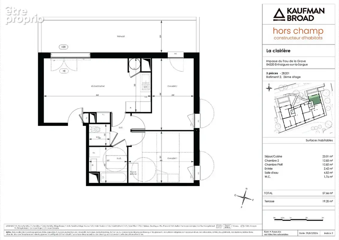 Appartement 57m² à entraigues-sur-la-sorgue - photo 4