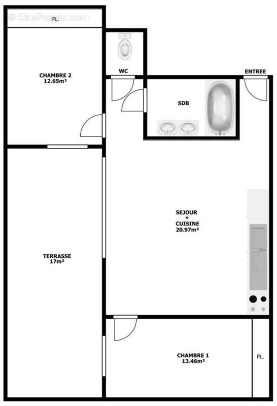 Appartement à CLICHY